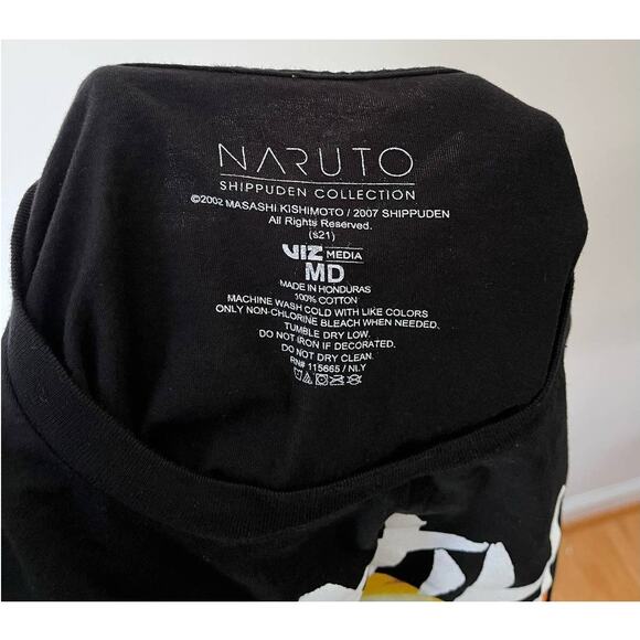 Naruto Mens Size M T-Shirt Anime Clothing Unisex Pre-Owned - Picture 4 of 6